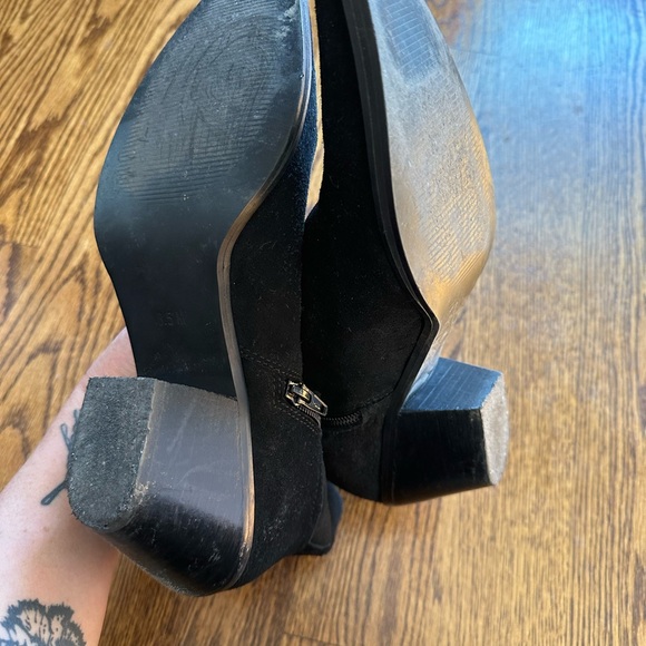 Coconuts fringe western boot Black 8.5/9 lightly worn, suede leather - Picture 3 of 5